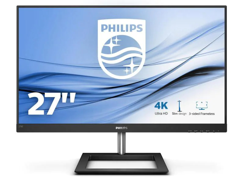 Philips 278E1A/00, 27 Zoll LED, 3840 x 2160 Pixel Full HD, 16:9, HDMI, Schwarz