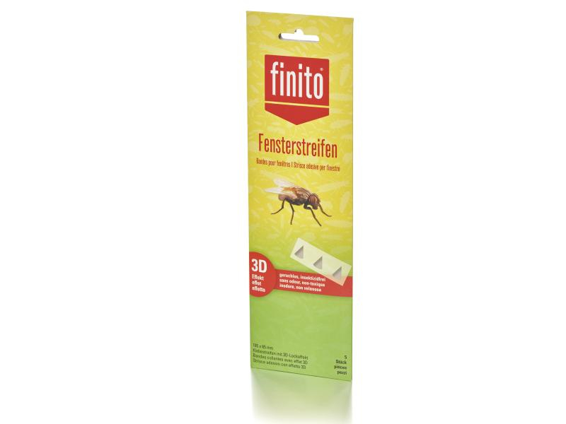 finito Insektenfänger Fensterstreifen 5 Stück, Für Schädling: Fluginsekten, Anwendungsbereich: Indoor, Produkttyp: Insektenfänger
