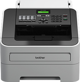 Brother Fax-2940, Laserfax und Digitalkopierer, 33600bps, 300x600dpi, 250 Blatt Papierschacht,