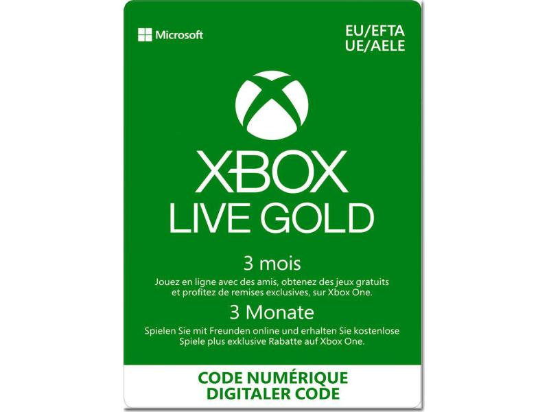 XBOX LIVE 3 MONTH GOLD EUROZONE ONLINE ESD R17, ESD Software Download incl. Activation-Key