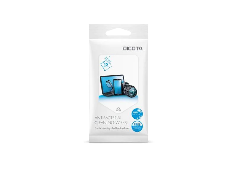 DICOTA Antibacterial Surface D31811 Cleaning Wipes Pack 15 pcs
