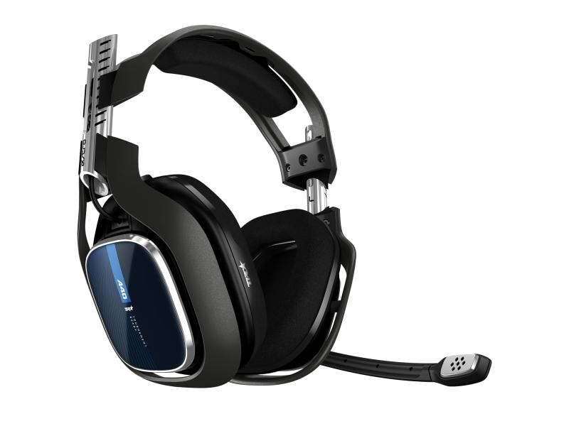 Astro Gaming Headset Gaming A40 TR Blau, Verbindungsmöglichkeiten: 3.5 mm Klinke, Audiokanäle: Stereo, Surround-Sound: Nein, Detailfarbe: Schwarz, Plattform: PC, Kopfhörer Trageform: Over-Ear