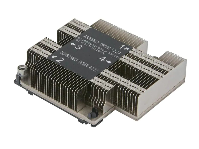 1U PASSIVE PPT CPU HEATSINK 1U Passive CPU Heat Sink Socket LGA3647-0  NMS