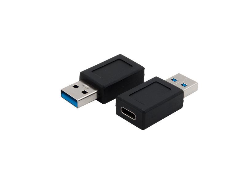 Exsys USB-Adapter EX-47991, Datenanschluss Seite B: USB Type-C, Anzahl Ports: 1, Schnittstelle Hardware: USB 3.0, USB Typ-C zu Typ-A