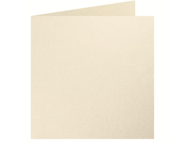 Artoz Blankokarte Perle 15.5 x 15.5 cm, 5 Stück, Ivory, Papierformat: 15.5 x 15.5 cm, Motiv: Kein, Verpackungseinheit: 5 Stück, Farbe: Elfenbein, Inkl. Couvert: Nein