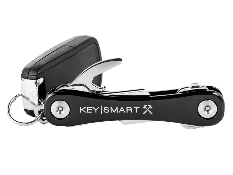Keysmart Schlüsselhalter Rugged Midnight mit Clip & Bottle öffner, Alarmierung: Keine, Farbe: Schwarz