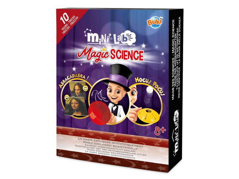 Buki Experimentierkasten Mini Lab Magic Science, Altersempfehlung ab: 8 Jahren, Fachbereich: Gemischt, Sprache: Multilingual