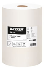 Katrin Basic Industrial Towel L2 | 1000 Coupons Industrielles Trockenpapier aus Recycling-Fasermaterial