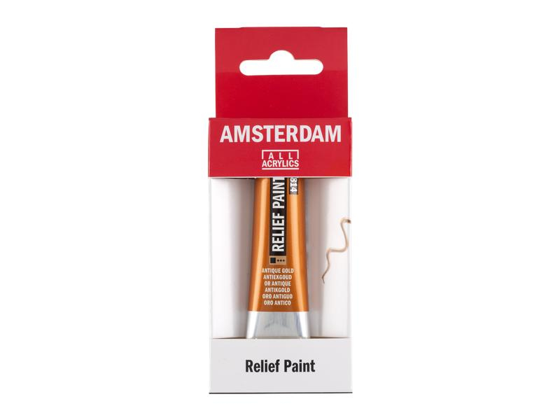 Amsterdam Acrylfarbe Reliefpaint 20 ml, Rosegold, Art: Acrylfarbe, Farbe: Rosegold, Set: Nein, Verpackungseinheit: 1 Stück