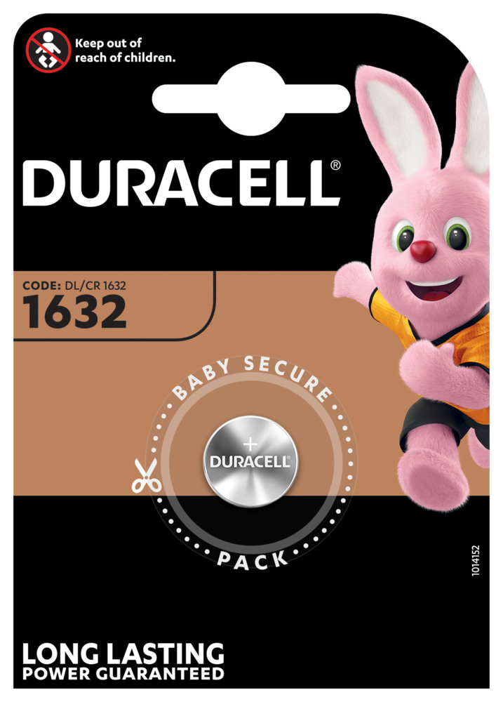 DURACELL Knopfbatterie Specialty DL/CR1632 CR1632, 3V
