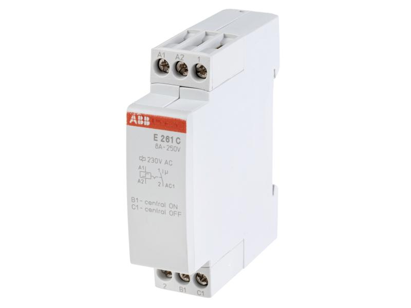 ABB elektronischer Schrittschalter E261C-230V, Ausführung: Elektronischer Schrittschalter, Schaltbare Kontakte: 1 ×, Steuerspannung: 230 V