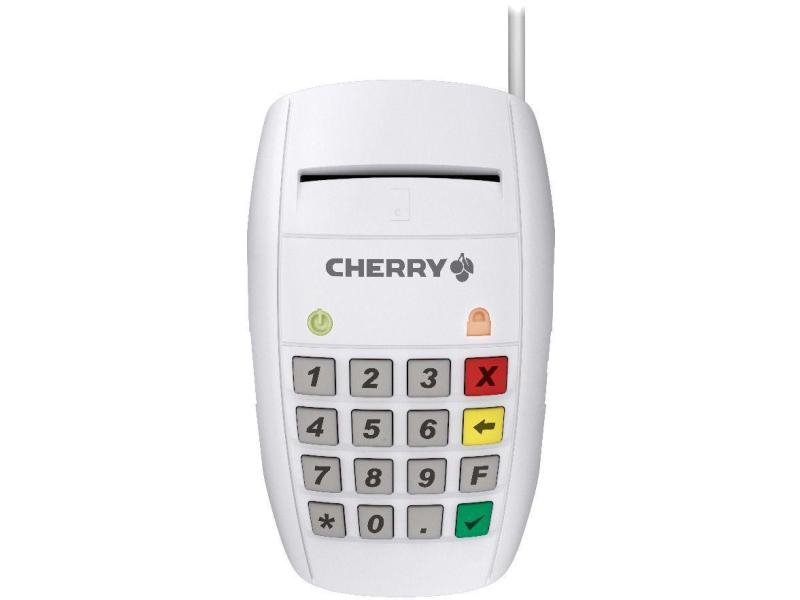Cherry Card Reader Extern Smart Terminal ST-2100, Speicherkartentyp: Contact Smart Card, Cardreader Bauart: Extern, Schnittstellen: Toslink