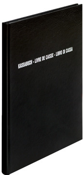 ADOC Kassabuch 17,5x22cm 329.436.02 schwarz 48 Blatt