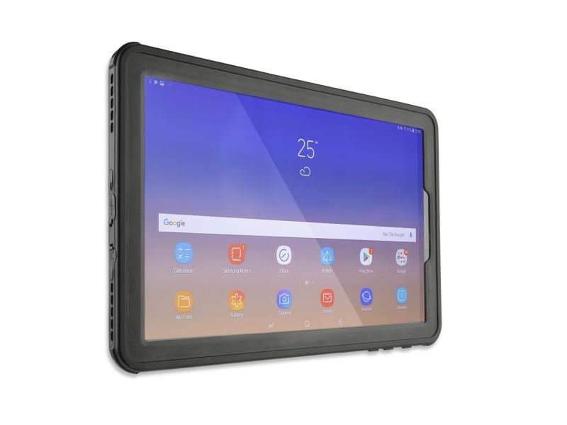 4smarts Tablet Back Cover Rugged Active Pro Stark Galaxy Tab S4 10.5, Kompatible Hersteller: Samsung, Bildschirmdiagonale: 10.5 ", Material: Polycarbonat, Tablet Kompatibilität: Galaxy Tab S4 10.5", Farbe: Schwarz; Transparent