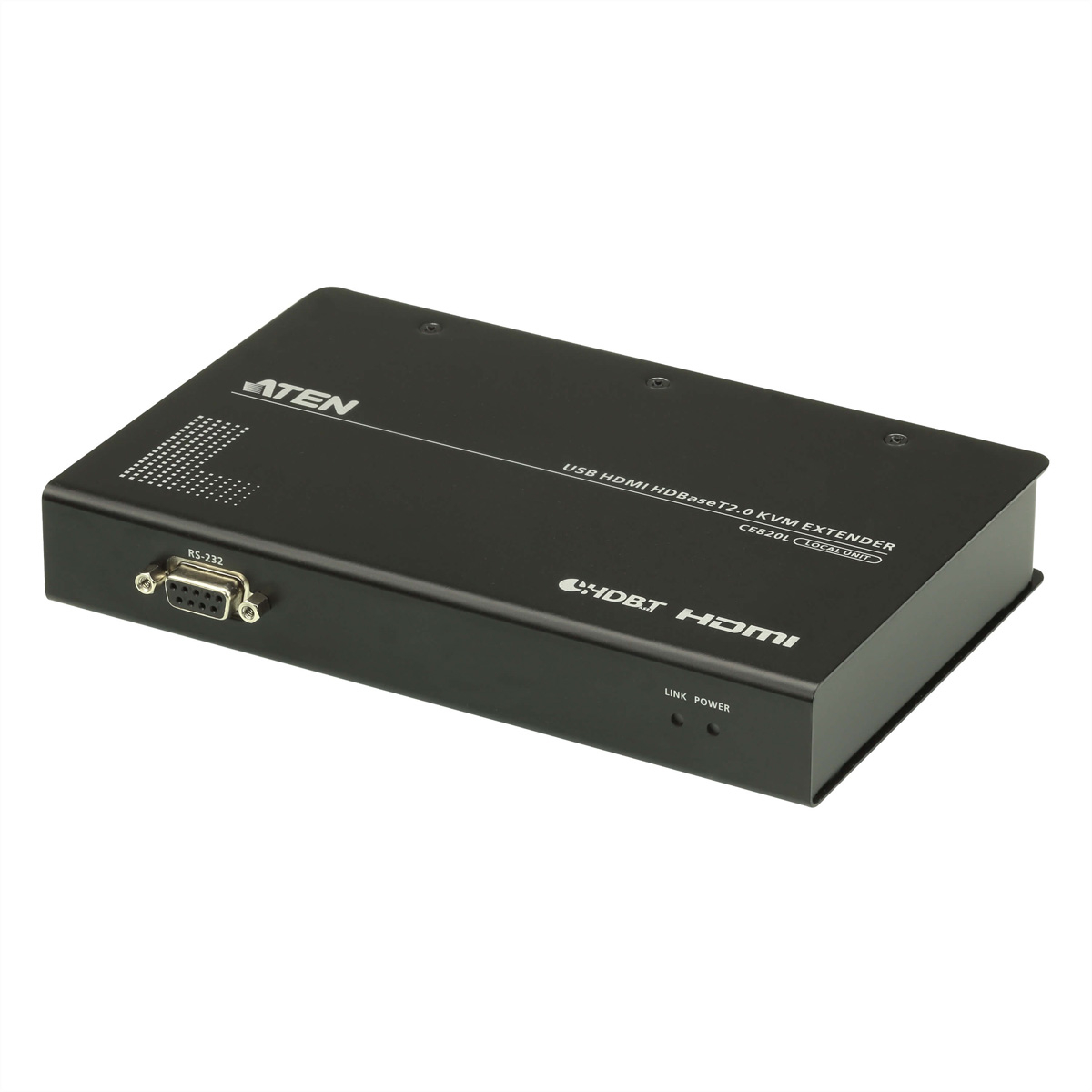 Aten HDMI-Extender CE820 Set, Weitere Anschlüsse: RS-232, RJ-45, USB Typ-A, Set: Ja, Reichweite: 100 m, Extender Typ: Cat-Extender, Videoanschlüsse: HDMI, Einsatzzweck Extender: KVM