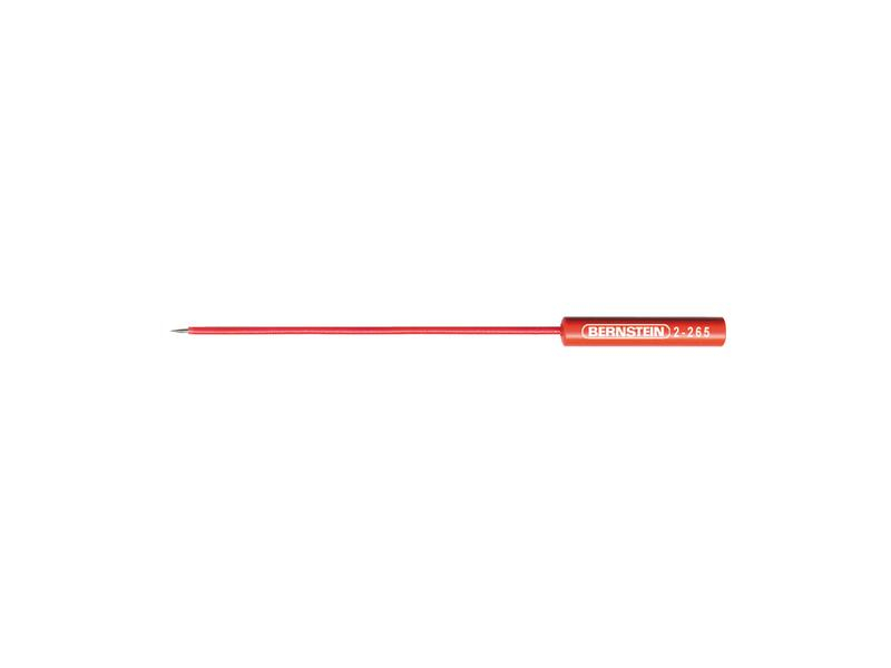 Bernstein Werkzeuge Prüfspitze Rot, Klinge 1 mm, Zubehörtyp: Prüfspitze, Schnittstellen: Keine, Set: Nein, Kabellänge: 0 m