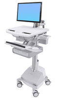 ERGOTRON cart with LCD-Arm, StyleView, SLA powered, 2 drawer 2x1, 24 inch, adjustable 68,6cm