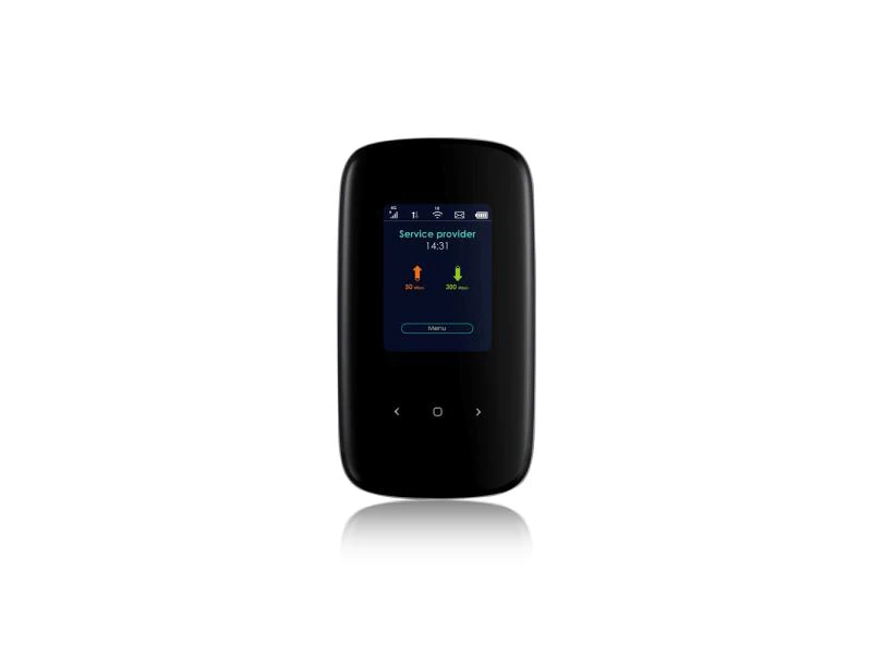 Zyxel LTE Hotspot LTE2566-M634, Display vorhanden: Ja, Schnittstellen: Micro-USB, Antennenanschluss Hardware: Antennen Intern vor verbaut, Mobilfunk Standard: 3G (UMTS), 4G/LTE, Farbe: Schwarz
