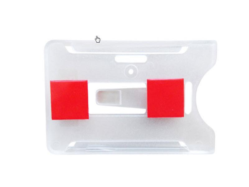 Diverse Kartenhalter mit Klebestreifen, Hartplastik, Zubehörtyp: PVC Karten Zubehör