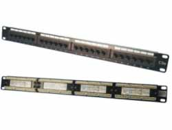 24 PORT CAT6 PATCH PANEL -19 SHIELDED - 19 INCH - RAL7035 NMS NS CABL