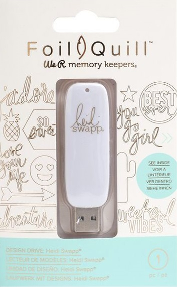 We R Memory Keepers Design USB-Stick Heidi Swapp, Zubehörtyp: Designsammlung, Kompatible Geräte: We R Memory Keepers Foil Quill