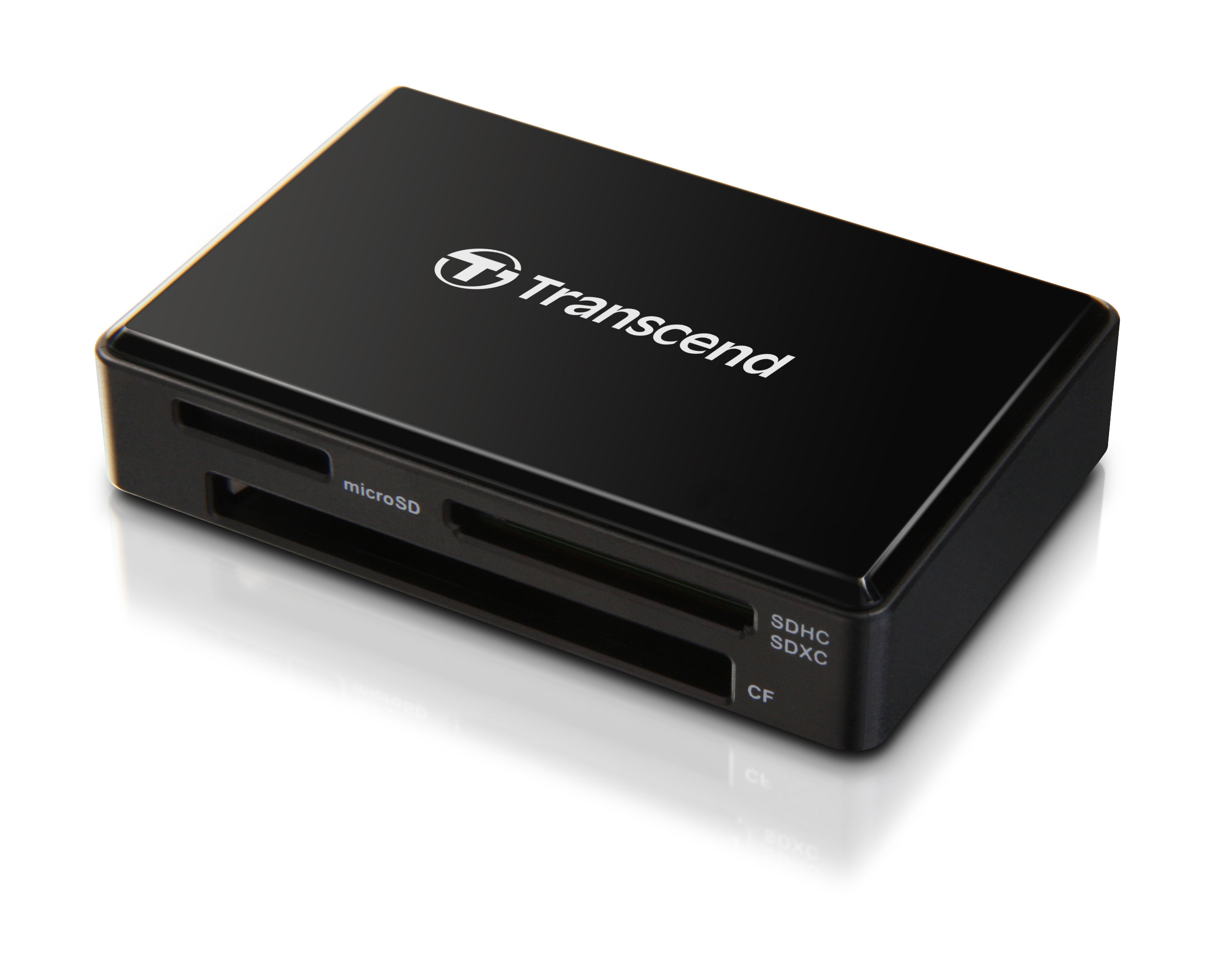 TRANSCEND CardReader F8 USB 3.1 Gen 1 TS-RDF8K2 black, SD/microSD/CF