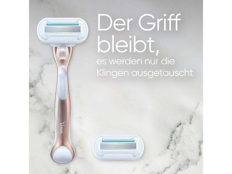 Gillette Venus Deluxe Smooth Sensitive, Einweg Rasierer: Nein, Typ: Klingen Rasierer, Anwender: Damen, Körperbereich: Alle Körperbereiche, Natürlich Leben: Keine Besonderheiten