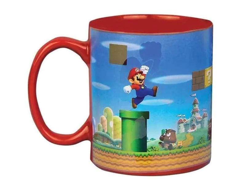 Paladone Super Mario Tasse Heat Change, Tassen Typ: Kaffeetasse, Material: Keramik, Themenwelt: Mario