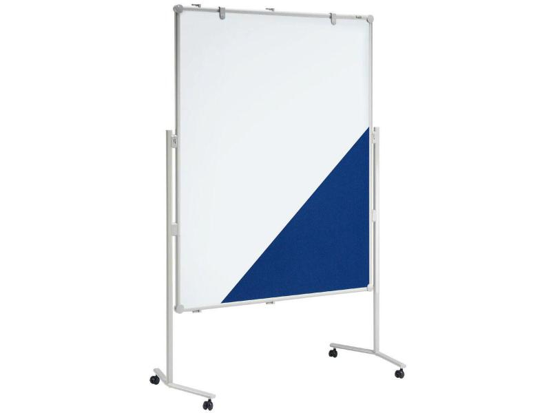 Maul Moderationswand MAULpro 1.2 x 1.5 m Textil/Whiteboard, Breite: 120 cm, Farbe: Weiss; Grau; Blau, Höhe: 150 cm, Magnetisch