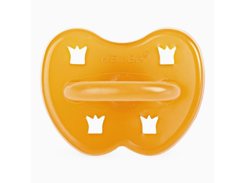 HEVEA Nuggi Crown, nature Naturkautschuk 0-3 Monate, Packungsgrösse: 1 Stück, Alter ab: 0 Monate, Sauger Form: Kirschform, Farbe: Nature, BPA-frei: Ja, Schnuller Ring: Ja
