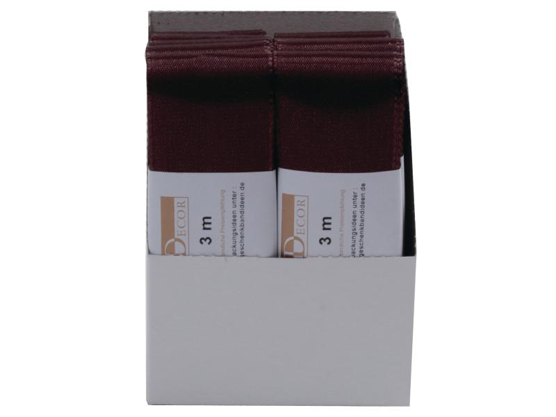 GOLDINA Textilband 40 mm x 3 m, Braun, Breite: 40 mm, Farbe: Braun, Verpackungseinheit: 1 Stück, Länge: 3 m, Band-Art: Textilband