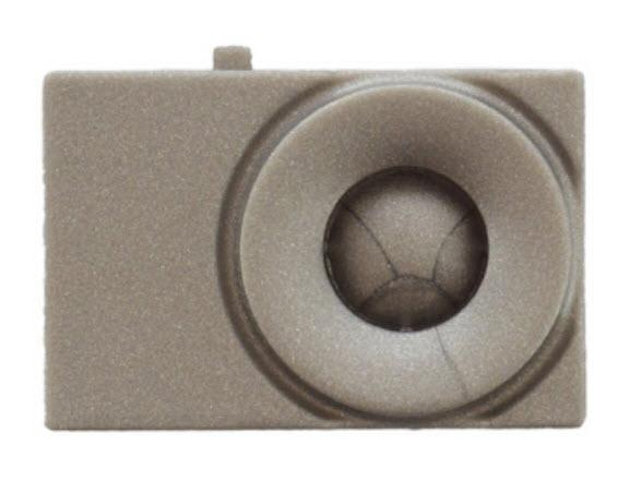 2N Ersatzteil Kunststoff-Lautsprecher Abdeckung 5 Stück, Farbe: Schwarz, Produktserie: 2N, Zubehörtyp: SIP-Lautsprecher