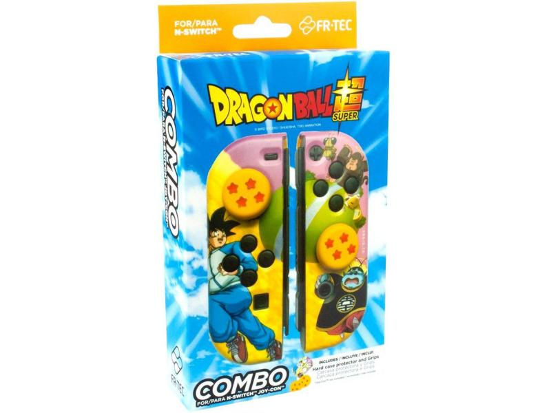 FR-TEC Add-On Dragon Ball Switch Hardcover + Grips, Farbe: Mehrfarbig, Erweiterungstyp: Thumbstick-Erweiterung, Plattform: Nintendo Switch