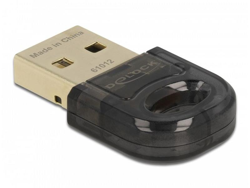 Delock USB-Bluetooth-Adapter 61012 USB 2.0 - Bluetooth 5.0, WLAN: Nein, Schnittstelle Hardware: USB, Bluetooth-Version: 5.0