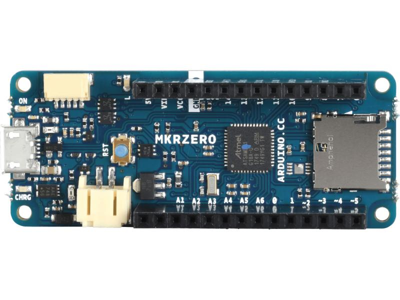 Arduino Entwicklerboard MKR Zero, Prozessorfamilie: ARM Cortex, Anzahl Prozessorkerne: 1, Audiokanäle: Keine, Integrierte Grafik: Nein, Schnittstellen: I²C, USB, UART, SPI