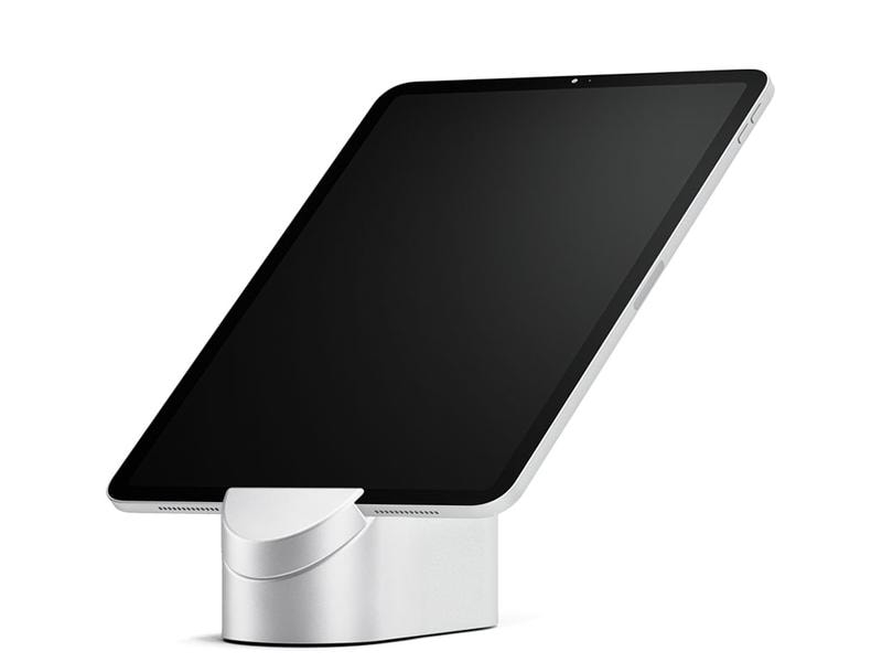 xMount @Dock 2 iPad mit USB-C, Eigenschaften: Fix, Bildschirmdiagonale: 12.9 ", Detailfarbe: Silber, Tablet Kompatibilität: iPad Pro 11" (1. Gen./2018), iPad Pro 11" (2. Gen./2020), iPad Pro 12.9" (3. Gen./2018), iPad Air (4. Gen.), iPad Pro 12.9" (5. Ge