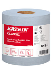 Katrin Classic Hand Towel Roll M2 blue | 2-lagig | 500 Coupons Qualitäts-Handtuchrolle für den täglichen Gebrauch