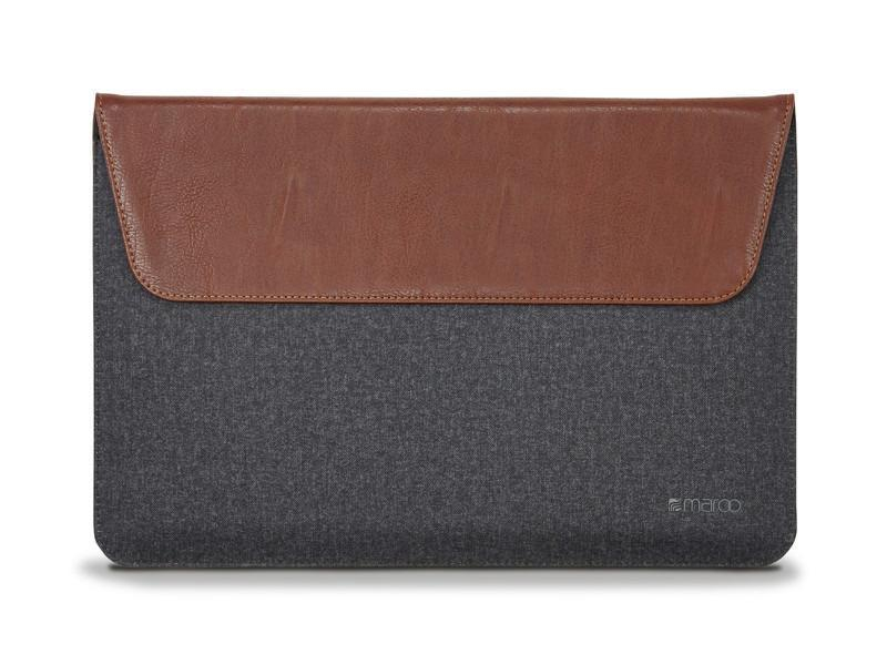 Maroo Sleeve für Surface Pro 3 brown woodland, Kunstleder und Wollfilz, 2 Halterungen für den