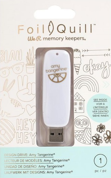 We R Memory Keepers Design USB-Stick Amy Tangerine, Zubehörtyp: Designsammlung, Kompatible Geräte: We R Memory Keepers Foil Quill