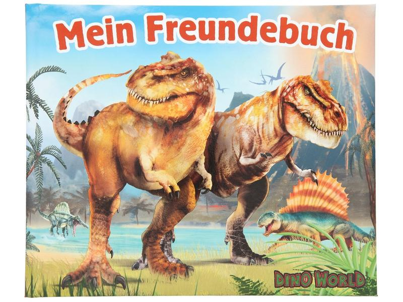 Depesche Freundebuch Dino World 108 Seiten, 21 x 17.5 x 1.5 cm, Motiv: Dinosaurier, Medienformat: 21 x 17.5 x 1.5 cm, Detailfarbe: Mehrfarbig, Altersgruppe: Kinder