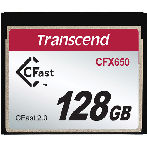 128GB CFX650 MEMORY CARD CFAST 2.0 SATA3 TURBO MLC  NMS
