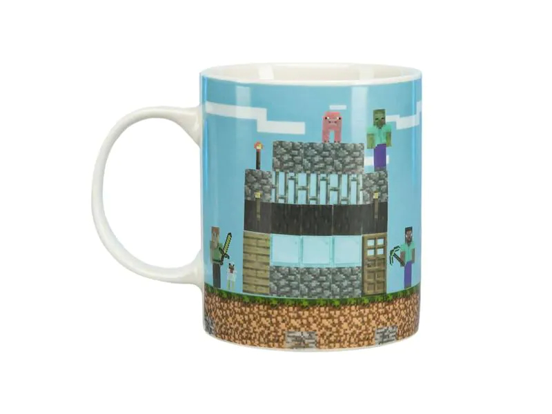Paladone Kaffeetasse Minecraft Build a Level, Tassen Typ: Kaffeetasse, Material: Keramik, Themenwelt: Minecraft