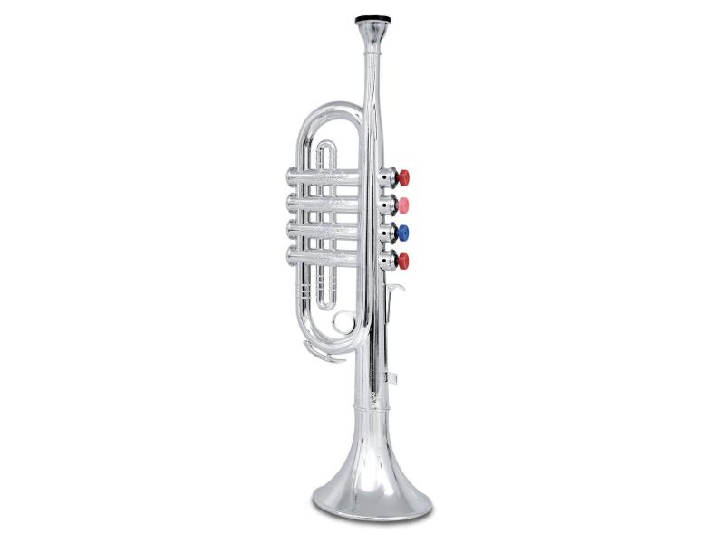 Bontempi Musikspielzeug Trompete farbige Tasten 37 cm, Alter ab: 3 Jahre, Material: Kunststoff