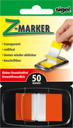 sigel Haftmarker "Z-Marker" Film Color-Tip, orange, 50 Blatt
