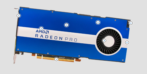RADEON PRO W5500 8GB PCIE 4.0 16X 5X DP USB-C RETAIL IN NMS IN CTLR