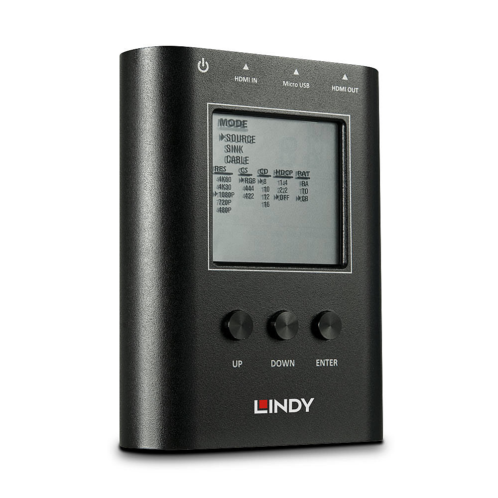 LINDY HDMI 2.0 18G Signal Analyser und Generator