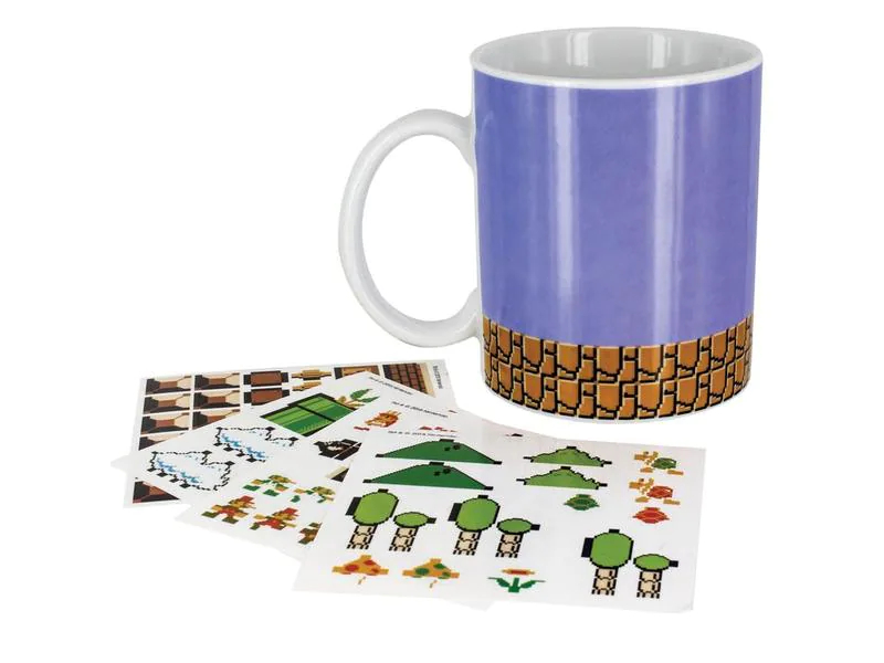 Paladone Super Mario Tasse Build a Level, Tassen Typ: Kaffeetasse, Material: Keramik, Themenwelt: Mario