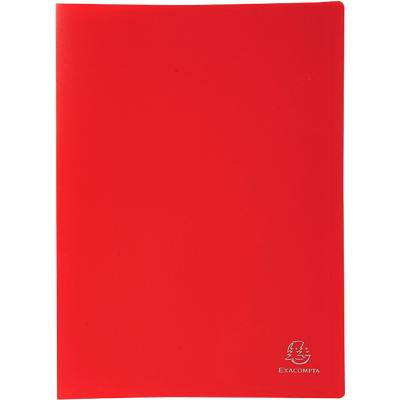 EXACOMPTA Sichtbuch, DIN A4, PP, 40 Hüllen, rot