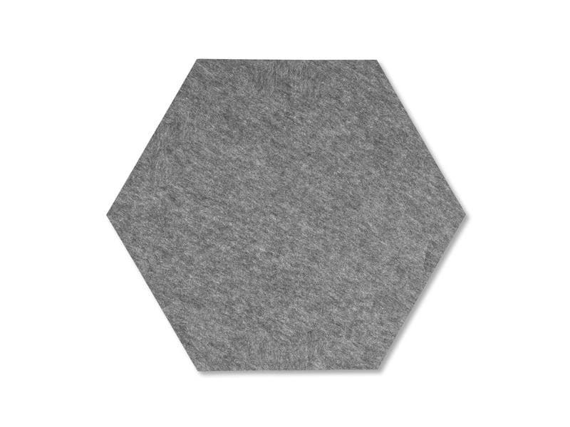 Plotony Wandfliesen Hexagon 44 x 50.5 cm Grau, 6 Platten, Breite: 44 cm, Länge: 50.5 cm, Tiefe: 1.7 cm, Art: Wandfliesen, Material: Polyester, Absorberklasse: D