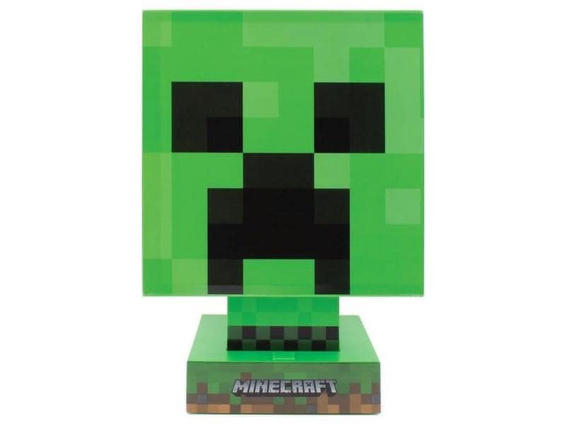 Paladone Dekoleuchte Minecraft Creeper, Höhe: 26.6 cm, Themenwelt: Minecraft, Stromversorgung: Batteriebetrieb, USB